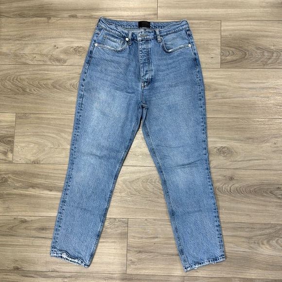 DSTLD Absolute Vintage Straight Jeans in Kinetic - Picture 1 of 6